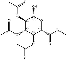 2,3,4-TRI-O-ACETYL-BETA-D-GLUCURONIC ACID METHYL ESTER Structural