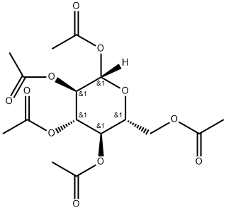 BETA-D-GLUCOSE-1-C-D PENTAACETATE Structural