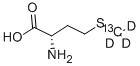 L-METHIONINE-METHYL-13C,METHYL-D3 Structural