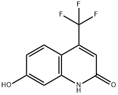 2,7-DIHYDROXY-4-TRIFLUOROMETHYLQUINOLINE Structural