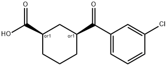 CIS-3-(3-CHLOROBENZOYL)CYCLOHEXANE-1-CARBOXYLIC ACID