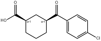 CIS-3-(4-CHLOROBENZOYL)CYCLOHEXANE-1-CARBOXYLIC ACID