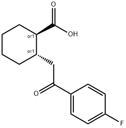 TRANS-2-[2-(4-FLUOROPHENYL)-2-OXOETHYL]CYCLOHEXANE-1-CARBOXYLIC ACID