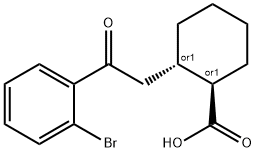 TRANS-2-[2-(2-BROMOPHENYL)-2-OXOETHYL]CYCLOHEXANE-1-CARBOXYLIC ACID