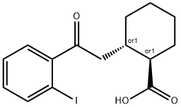 TRANS-2-[2-(2-IODOPHENYL)-2-OXOETHYL]CYCLOHEXANE-1-CARBOXYLIC ACID