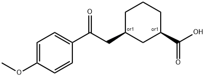 CIS-3-[2-(4-METHOXYPHENYL)-2-OXOETHYL]CYCLOHEXANE-1-CARBOXYLIC ACID