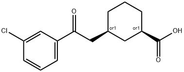 CIS-3-[2-(3-CHLOROPHENYL)-2-OXOETHYL]CYCLOHEXANE-1-CARBOXYLIC ACID