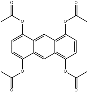 1,4,5,8-TETRAACETOXYANTHRACENE Structural