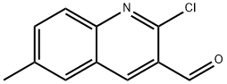 2-Chloro-6-methyl-3-quinolinecarbaldehyde Structural