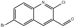 2-Chloro-6-bromoquinoline-3-carboxaldehyde Structural