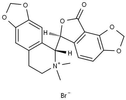 (-)-BICUCULLINE METHOBROMIDE Structural