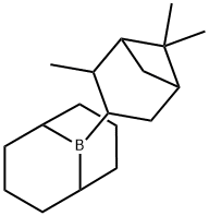 B-ISOPINOCAMPHEYL-9-BORABICYCLO[3.3.1]NONANE Structural