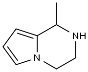 1-METHYL-1,2,3,4-TETRAHYDRO-PYRROLO[1,2-A]PYRAZINE Structural