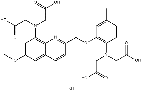 2-[(2-amino-5-methylph2-[(2-amino-5-methylphenoxy)methyl]-6-methoxy-8-aminoquinoline-n,n,n',n'-tetraacetic acid tetrapotassium saltenoxy)methyl]-6-methoxy-8-aminoquinoline-n,n,n Structural