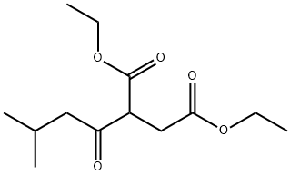 2-(3-METHYL-BUTYRYL)-SUCCINIC ACID DIETHYL ESTER Structural