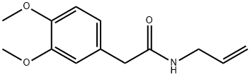 N-Allyl-2-(3,4-dimethoxyphenyl)acetamide Structural