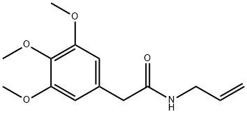 Acetamide, N-allyl-2-(3,4,5-trimethoxyphenyl)- Structural