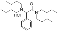 N,N-dibutyl-2-(dibutylamino)-2-phenyl-acetamide hydrochloride