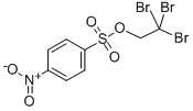 Benzenesulfonic acid, p-nitro-, 2,2,2-tribromoethyl ester Structural