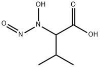 Valine, N-hydroxy-N-nitroso- (9CI) Structural