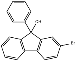 2-Bromo-9-phenyl-9H-fluoren-9-ol Structural