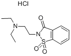 2-(2-(Diethylamino)ethyl)-1,2-benzisothiazol-3(2H)-one 1,1-dioxide hyd rochloride