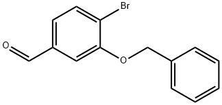 3-(BENZYLOXY)-4-BROMOBENZALDEHYDE Structural