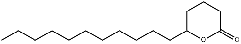 tetrahydro-6-undecyl-2H-pyran-2-one Structural