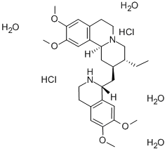 Emetine dihydrochloride tetrahydrate Structural