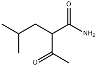 Valeramide,  2-acetyl-4-methyl-  (7CI,8CI) Structural