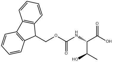 2-(9H-Fluoren-9-ylmethoxycarbonylamino)-3-hydroxy-butanoic acid Structural