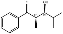 3-HYDROXY-2,4-DIMETHYL-1-PHENYL-PENTAN-1-ONE Structural