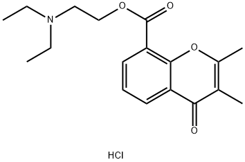 2,3-Dimethylchromone-8-carboxylic acid diethylaminoethyl ester hydroch loride