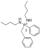 benzyl-bis(butylamino)-phenyl-phosphanium iodide Structural