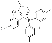 Phosphonium, (2,4-dichlorobenzyl)tris(p-tolyl)-, iodide Structural