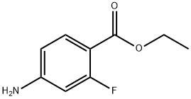 ETHYL 4-AMINO-2-FLUOROBENZOATE Structural