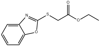 ethyl 2-(1,3-benzoxazol-2-ylsulfanyl)acetate Structural