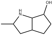Octahydro-2-methylcyclopenta[b]pyrrol-6-ol Structural
