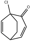Bicyclo[3.2.2]nona-3,6-dien-2-one,  1-chloro- Structural