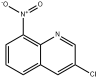 3-CHLORO-8-NITROQUINOLINE Structural