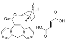 3-alpha-Tropanyl 5H-dibenzo(a,d)cyclohepten-10-carboxylate hydrogen fu marate