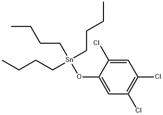tributyl(2,4,5-trichlorophenoxy)stannane Structural