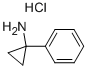 1-PHENYL-CYCLOPROPYLAMINE HYDROCHLORIDE Structural