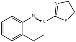 Thiazole, 2-[(2-ethylphenyl)azo]-4,5-dihydro- (9CI) Structural