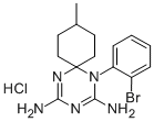 1,3,5-Triazaspiro(5.5)undeca-2,4-diene, 1-(2-bromophenyl)-2,4-diamino- 9-methyl-, hydrochloride