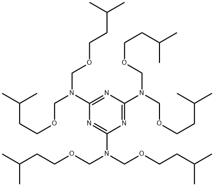 s-Triazine-1,3,5-triamine, hexakis(isopentyloxymethyl)-