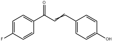 1-(4-FLUOROPHENYL)-3-(4-HYDROXYPHENYL)-2-PROPEN-1-ONE Structural