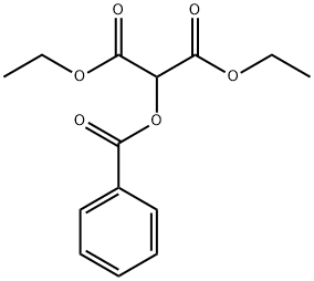 diethyl 2-benzoyloxypropanedioate Structural