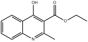 4-HYDROXY-2-METHYL-QUINOLINE-3-CARBOXYLIC ACID ETHYL ESTER Structural