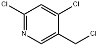 2,4-DICHLORO-5-(CHLOROMETHYL)-PYRIDINE Structural